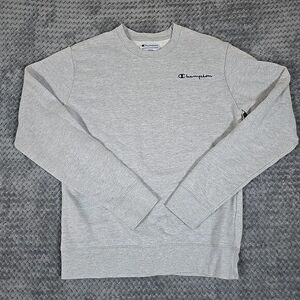 Champion Sweatshirt Mens Small Gray Crew Neck Activewear Sportswear Normcore‎